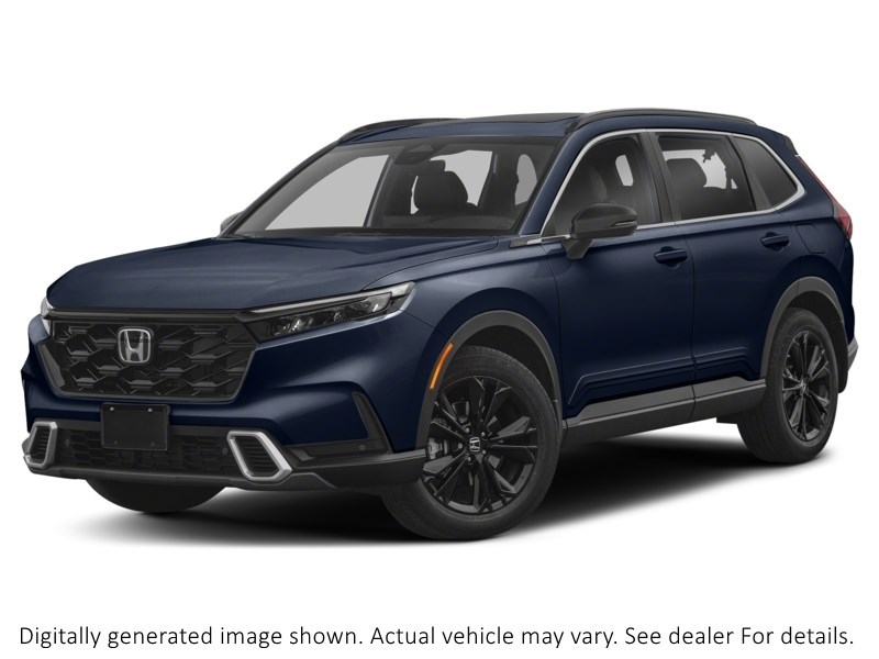 2023 Honda CR-V Hybrid Touring AWD Canyon River Blue Metallic  Shot 4