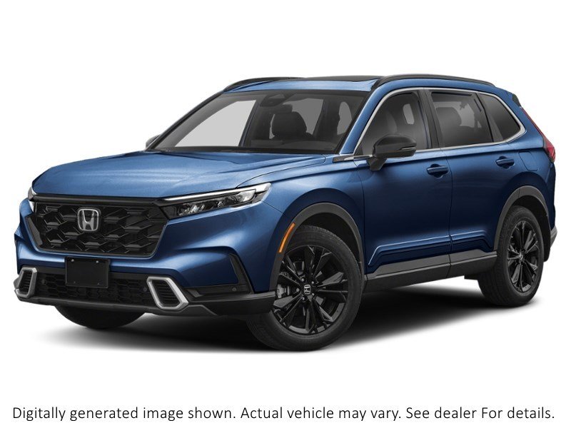 2024 Honda Cr-V Hybrid Touring AWD Canyon River Blue Metallic  Shot 4