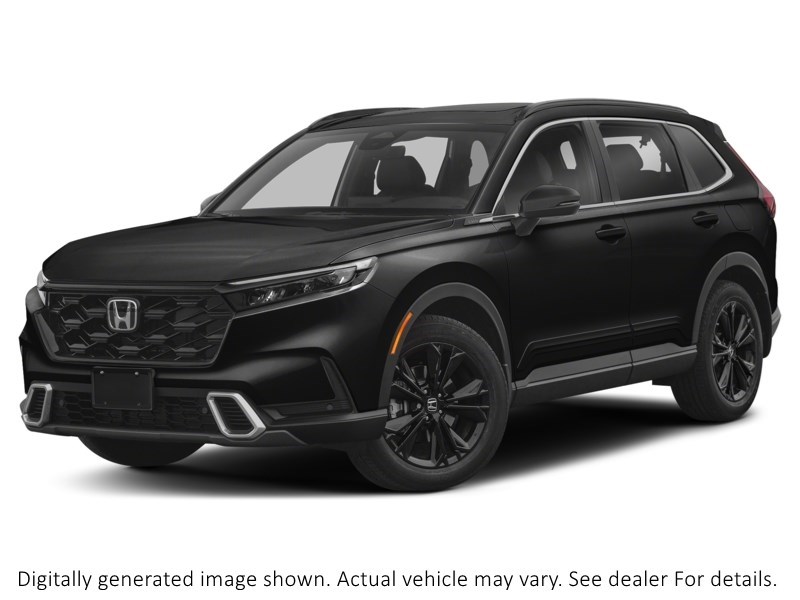 2025 HONDA CR-V HYBRID TOURING AWD Crystal Black Pearl  Shot 4