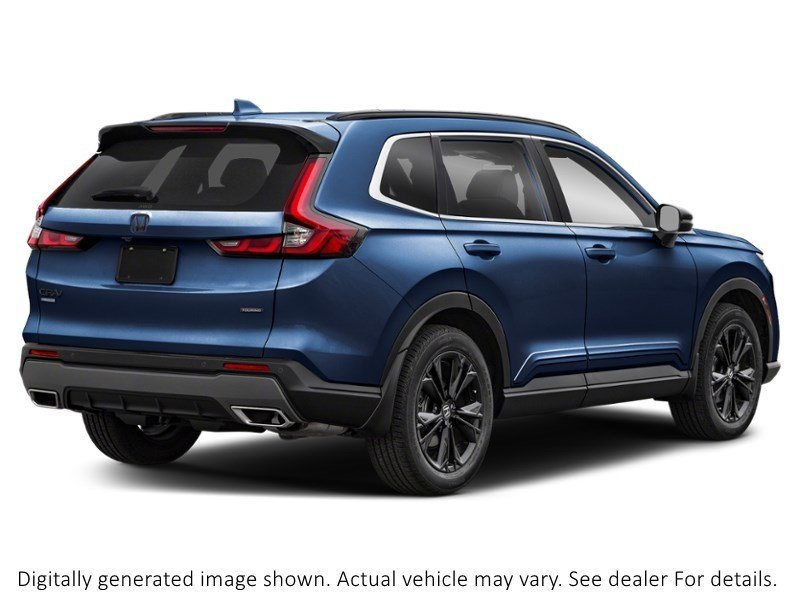 2024 Honda Cr-V Hybrid Touring AWD Canyon River Blue Metallic  Shot 6