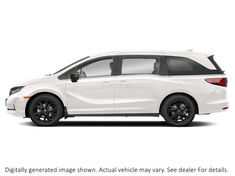 2024 Honda Odyssey Black Edition Auto Platinum White Pearl  Shot 12