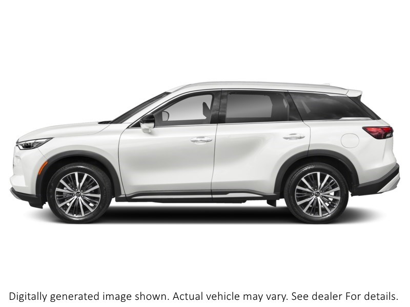 2023 Infiniti Qx60 Sensory AWD Majestic White Tri Coat Pearl  Shot 3