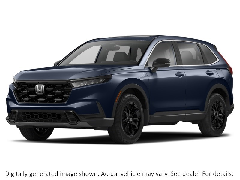 2025 HONDA CR-V HYBRID EX-L AWD Canyon River Blue Metallic  Shot 1