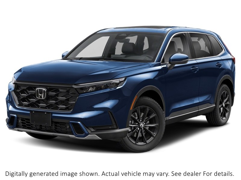2025 Honda Cr-V Hybrid Ex-L AWD Canyon River Blue Metallic  Shot 1