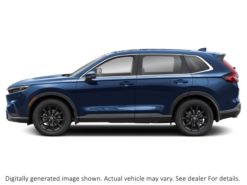 2025 Honda Cr-V Hybrid Ex-L AWD Canyon River Blue Metallic  Shot 5
