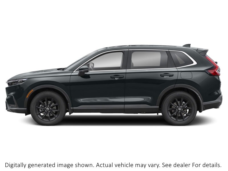 2025 HONDA CR-V HYBRID EX-L AWD Meteoroid Grey Metallic  Shot 3