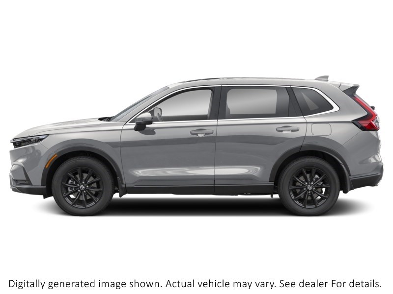 2025 Honda Cr-V Hybrid Ex-L AWD Solar Silver Metallic  Shot 24