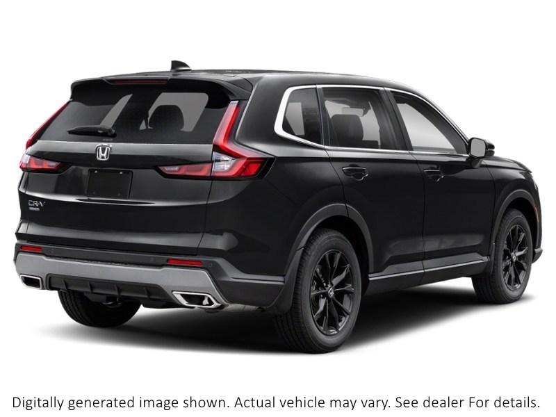 2025 Honda Cr-V Hybrid Ex-L AWD Crystal Black Pearl  Shot 2