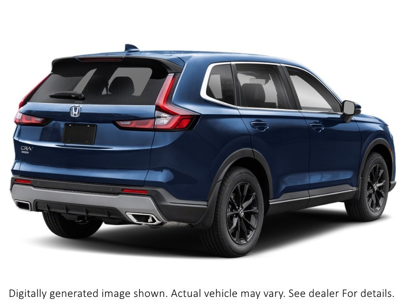 2025 Honda Cr-V Hybrid Ex-L AWD Canyon River Blue Metallic  Shot 2