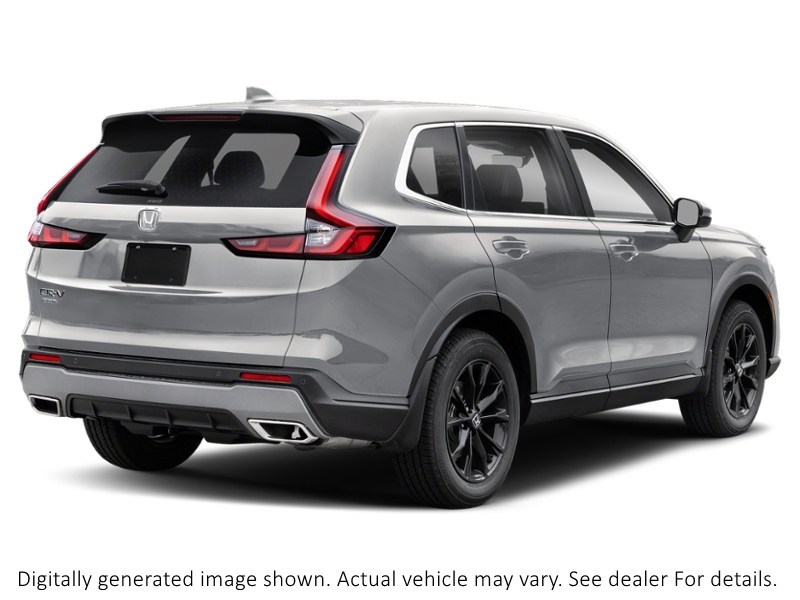 2025 Honda Cr-V Hybrid Ex-L AWD Solar Silver Metallic  Shot 21