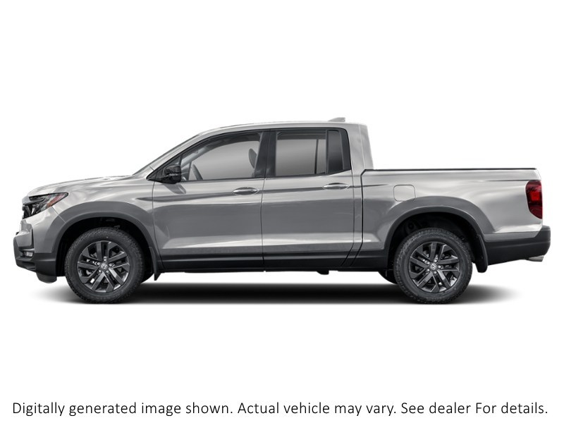 2026 Honda Ridgeline Sport AWD Solar Reflection Silver Metallic  Shot 3