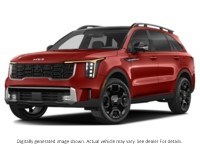 2025 Kia Sorento X-Line Limited AWD WITH BROWN INT, 2.99% FINANCE Dawning Red  Shot 1