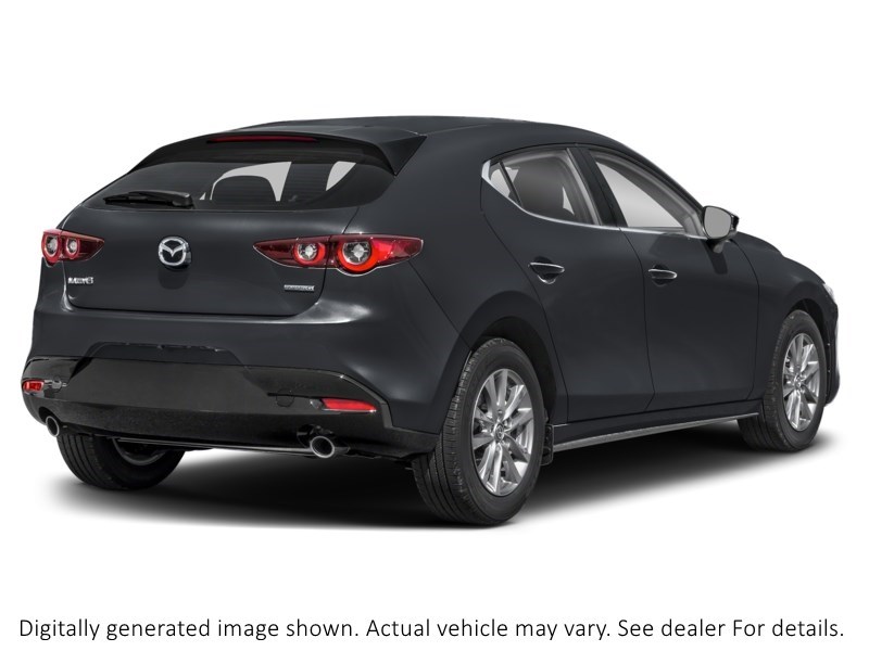 2025 Mazda Mazda3 Sport GX Auto FWD Jet Black Mica  Shot 6