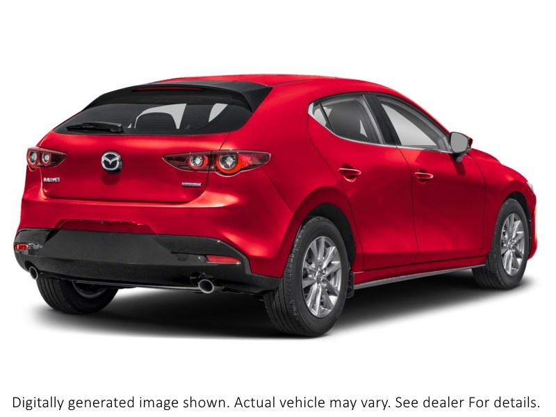 2025 Mazda Mazda3 Sport GX Auto FWD Soul Red Crystal Metallic  Shot 2