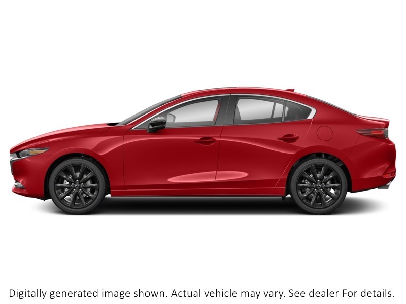 2025 Mazda Mazda3 GT w/Turbo Auto i-ACTIV AWD Soul Red Crystal Metallic  Shot 4