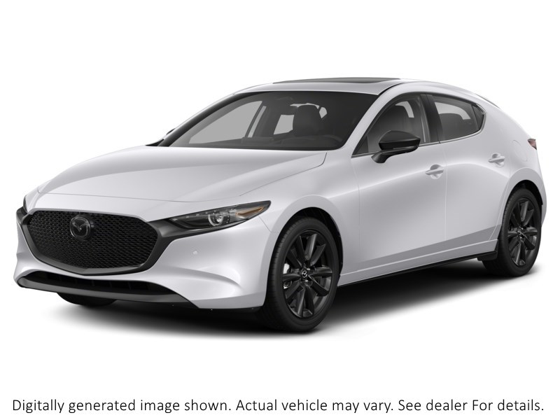 2024 Mazda Mazda3 Sport GT w/Turbo Auto i-ACTIV AWD Snowflake White Pearl  Shot 3