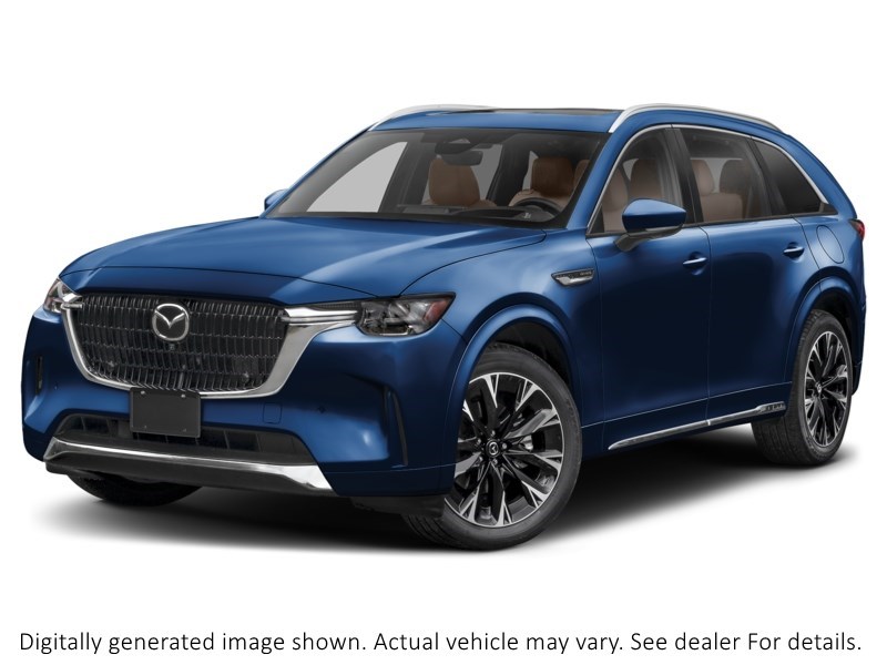 2026 Mazda Cx-90 Mhev Signature AWD Deep Crystal Blue Mica  Shot 4