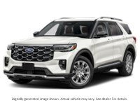 2026 Ford Explorer Platinum 4WD Star White Metallic Tri-Coat  Shot 4