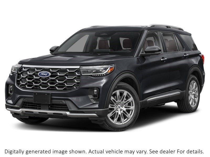 2026 Ford Explorer Platinum 4WD Agate Black Metallic  Shot 4