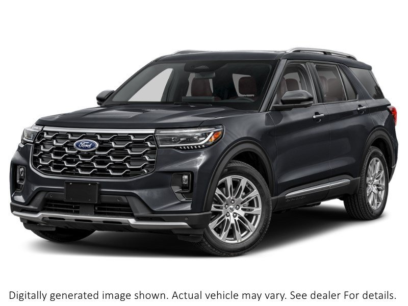 2026 Ford Explorer Platinum 4WD Agate Black Metallic  Shot 4