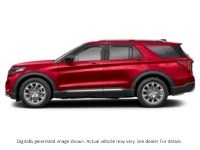 2026 Ford Explorer Platinum 4WD Rapid Red Metallic Tinted Clearcoat  Shot 3