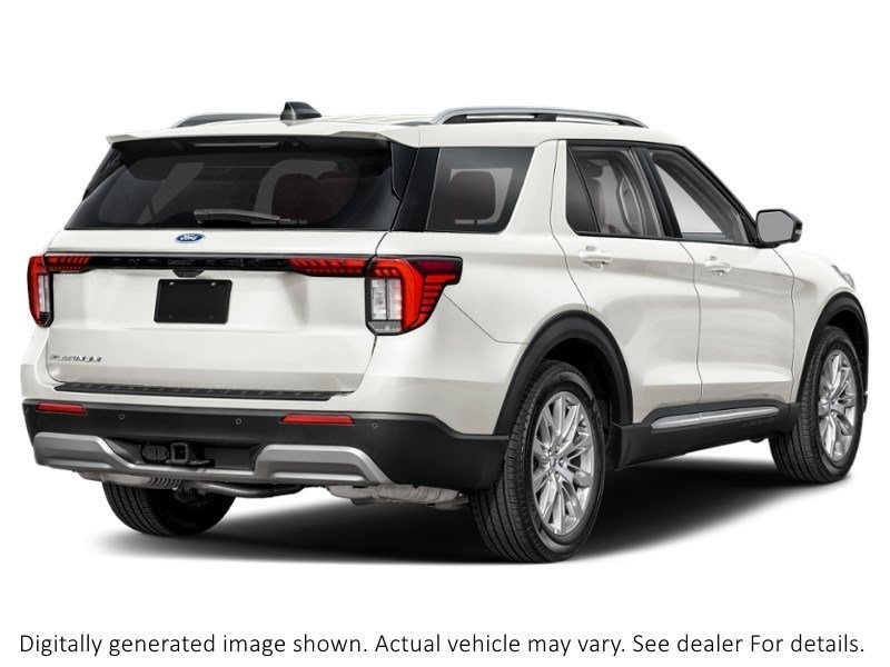 2026 Ford Explorer Platinum 4WD Star White Metallic Tri-Coat  Shot 2