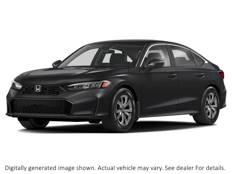 2026 Honda Civic LX CVT Crystal Black Pearl  Shot 3