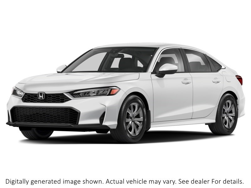 2025 Honda Civic LX CVT Platinum White Pearl  Shot 1