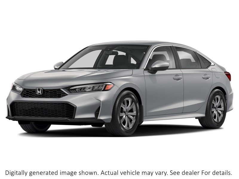 2026 Honda Civic LX CVT Solar Reflection Silver Metallic  Shot 3