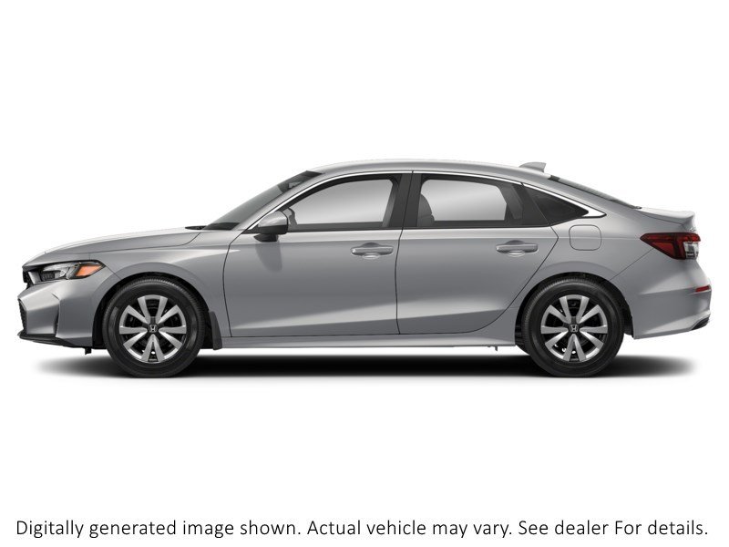 2026 Honda Civic Sedan LX CVT Solar Reflection Silver Metallic  Shot 12