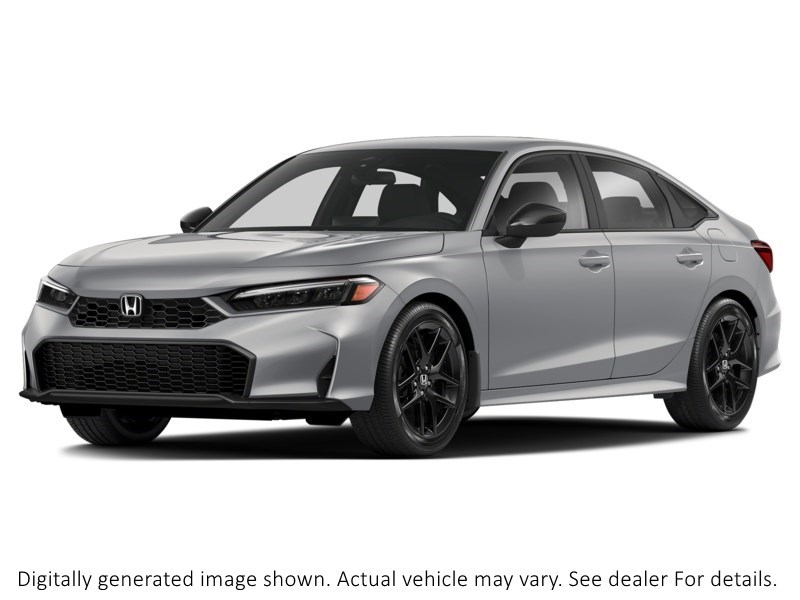 2025 HONDA CIVIC SPORT CVT Solar Reflection Silver Metallic  Shot 1