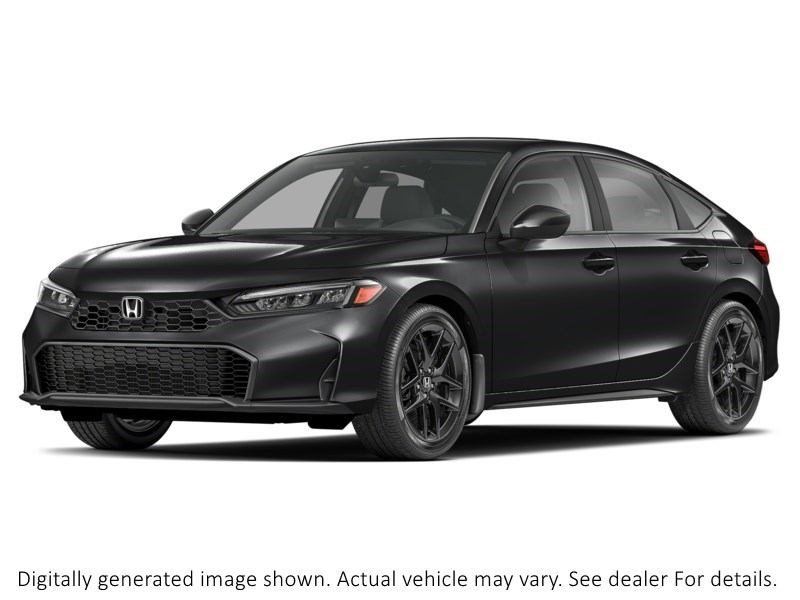 2026 Honda Civic Hatchback Sport CVT Crystal Black Pearl  Shot 1