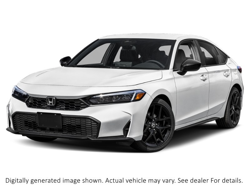 2026 Honda Civic Hatchback Sport CVT Platinum White Pearl  Shot 1