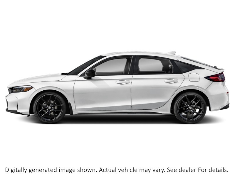 2026 Honda Civic Hatchback Sport CVT Platinum White Pearl  Shot 3