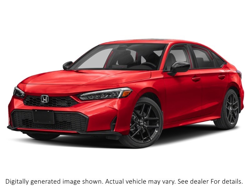 2025 Honda Civic Sedan Hybrid Sport Ecvt Rallye Red  Shot 1