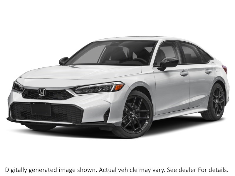 2025 Honda Civic Hybrid Sport eCVT Platinum White Pearl  Shot 1