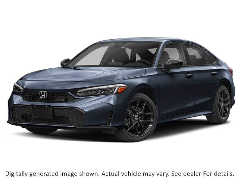 2026 Honda Civic Sedan Hybrid Sport Ecvt Meteoroid Grey Metallic  Shot 1