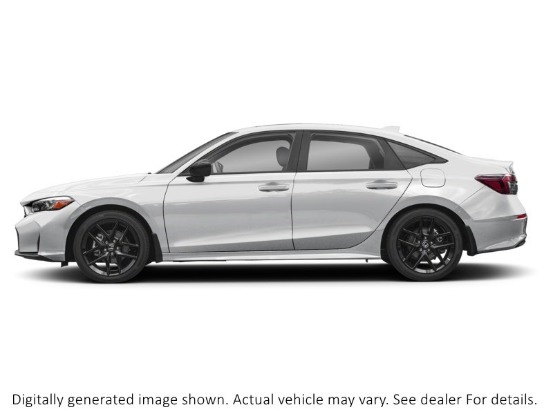 2025 Honda Civic Hybrid Sport eCVT Platinum White Pearl  Shot 3