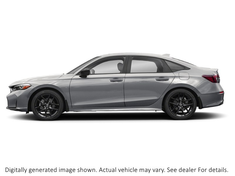 2025 Honda Civic Sedan Hybrid Sport Ecvt Solar Reflection Silver Metallic  Shot 22