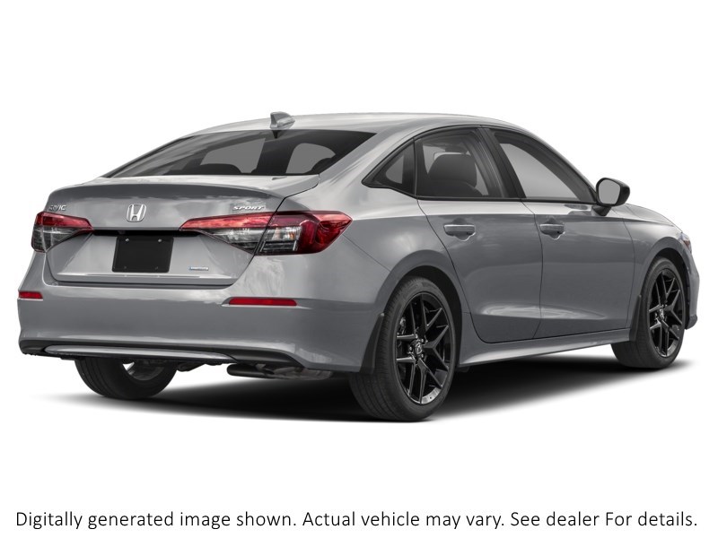 2025 Honda Civic Hybrid Sport eCVT Solar Reflection Silver Metallic  Shot 6