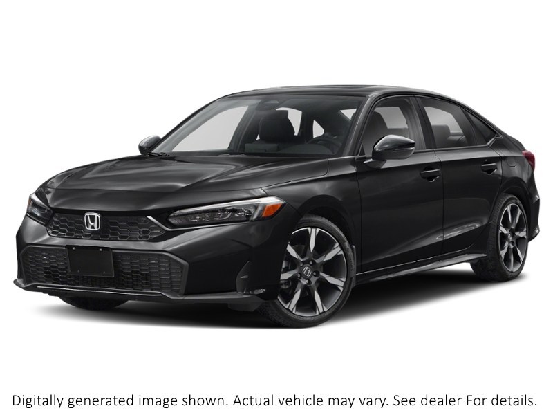 2025 Honda Civic Sedan Hybrid Sport Touring Ecvt Crystal Black Pearl  Shot 7