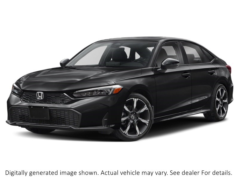 2026 Honda Civic Sedan Hybrid Sport Touring Ecvt Crystal Black Pearl  Shot 1