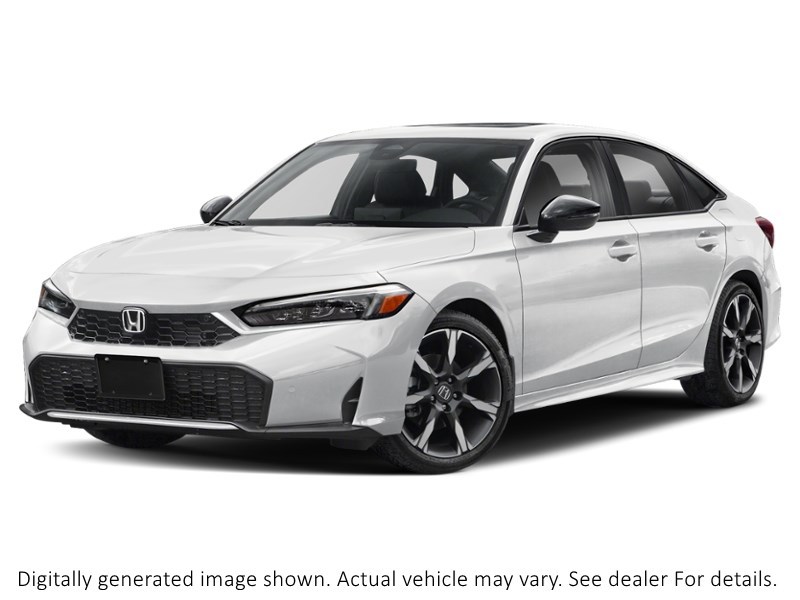 2026 Honda Civic Sedan Hybrid Sport Touring Ecvt Platinum White Pearl  Shot 4