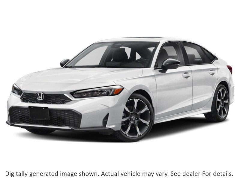 2025 Honda Civic Sedan Hybrid Sport Touring Ecvt Platinum White Pearl  Shot 13