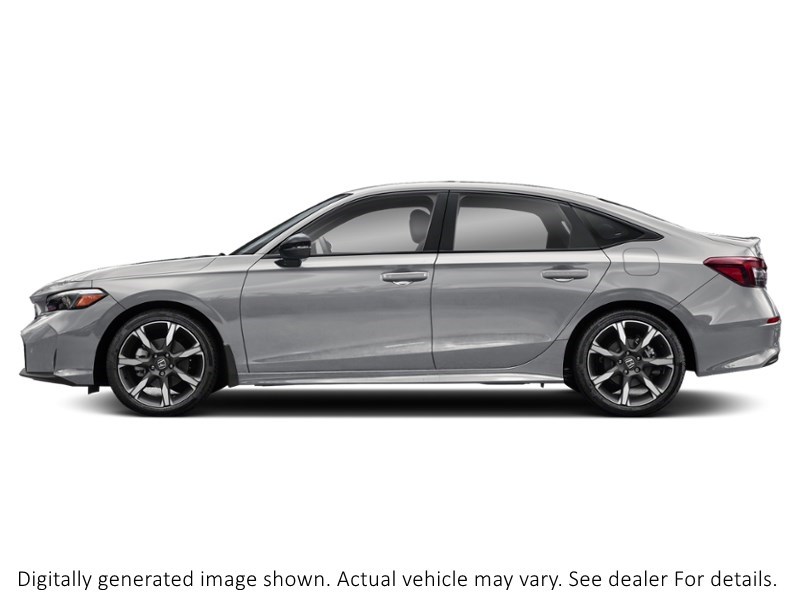 2026 Honda Civic Sedan Hybrid Sport Touring Ecvt Solar Reflection Silver Metallic  Shot 3