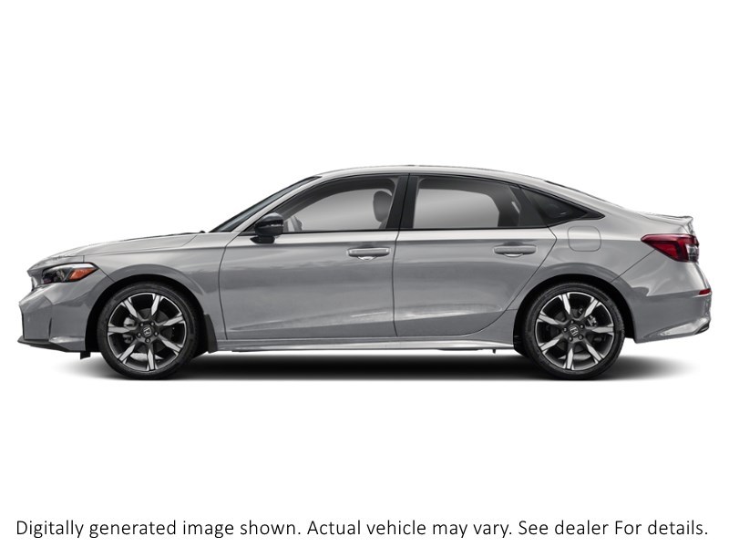 2026 Honda Civic Sedan Hybrid Sport Touring Ecvt Solar Reflection Silver Metallic  Shot 3