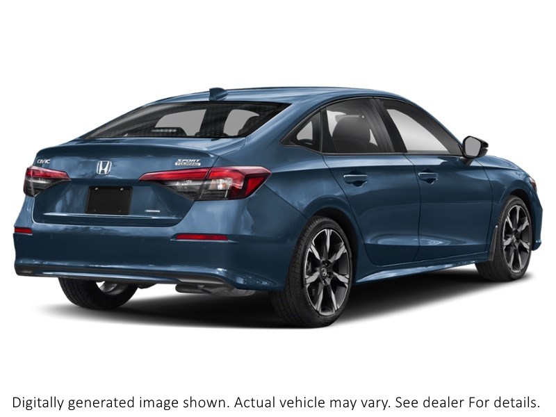 2025 Honda Civic Sedan Hybrid Sport Touring Ecvt Blue Lagoon Pearl  Shot 2
