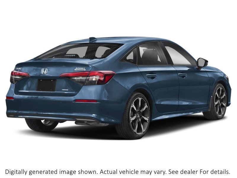 2025 Honda Civic Sedan Hybrid Sport Touring Ecvt Blue Lagoon Pearl  Shot 2