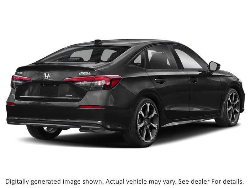 2026 Honda Civic Sedan Hybrid Sport Touring Ecvt Crystal Black Pearl  Shot 2