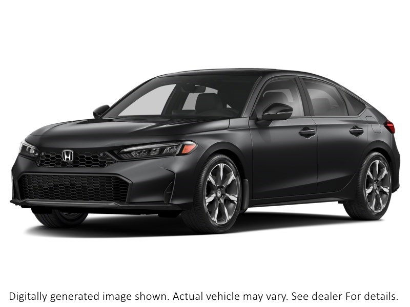 2025 Honda Civic Hybrid Sport Touring eCVT Crystal Black Pearl  Shot 3